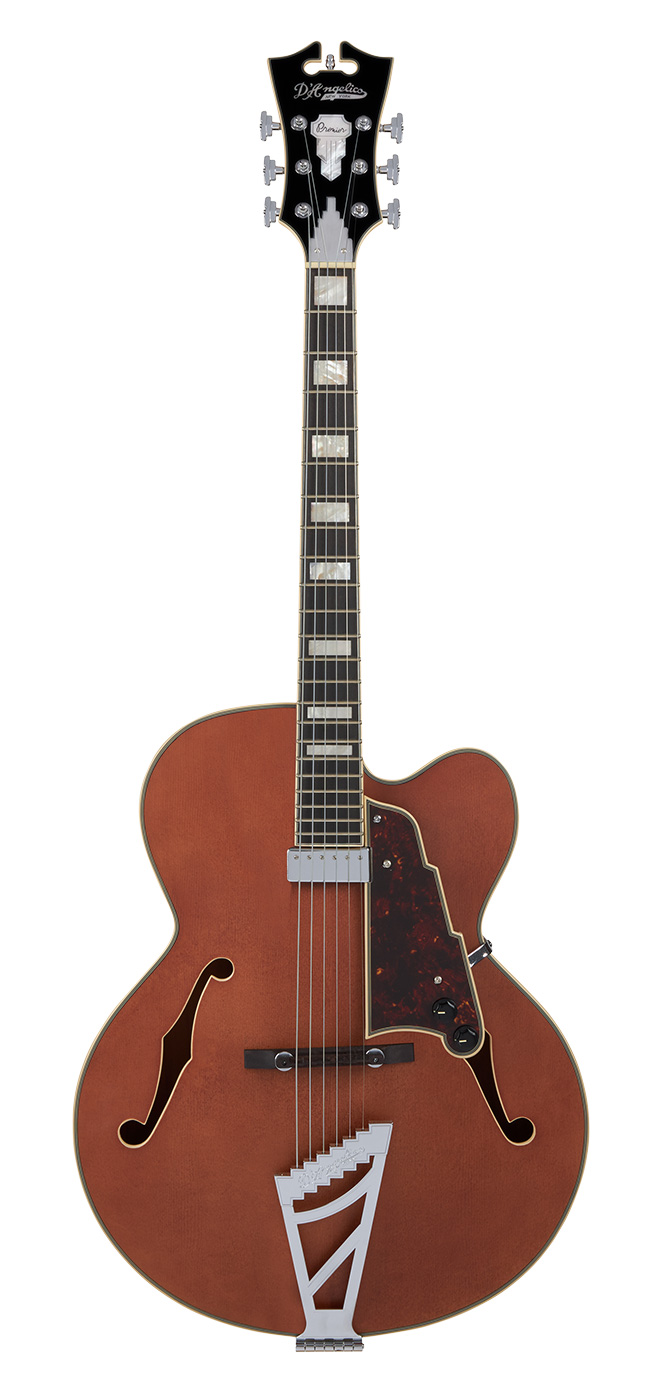 D'Angelico Premier EXL-1 新品同様品 D'angelico PREMIER EXL-1 (with stairstep tailpiece) SATIN WALNUT