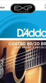 D'addario EXP11 Coated 80/20 Bronze, Light, 12-53