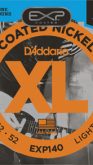 D'addario EXP140 Coated Nickel Wound, Light Top/Heavy Bottom, 10-52