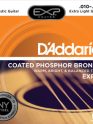 D'addario EXP15 Coated Phosphor Bronze, Extra Light, 10-47