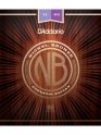 D'addario NB1152 Nickel Bronze Acoustic Guitar Strings, Custom Light, 11-52