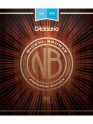 D'addario NB1253 Nickel Bronze Acoustic Guitar Strings, Light, 12-53