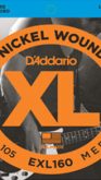D'addario EXL160 Nickel Wound Bass, Medium, 50-105, Long Scale