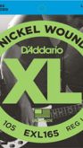 D'addario EXL165 Nickel Wound Bass, Custom Light, 45-105, Long Scale