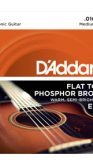 D'addario EFT13 Phosphor Bronze Flat Tops, Medium, 16-56
