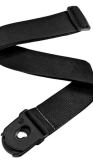 D'addario Planet Lock Guitar Strap, Polypropylene, Black