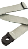 D'addario Planet Lock Guitar Strap, Polypropylene, Silver