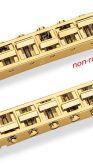 Schaller GTM Ponte per chitarra ("non reverse") - Gold